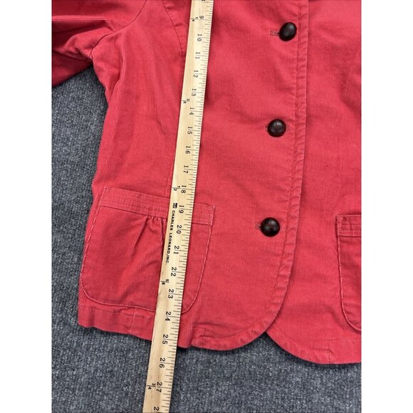 LL Bean Jacket Womens Size 20 Reg Corduroy Button - Picture 7 of 10